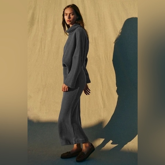 Free People Milley Reversible 2-Piece Set, Blue Knit Turtleneck & Skirt(XS) NWOT - Picture 3 of 13